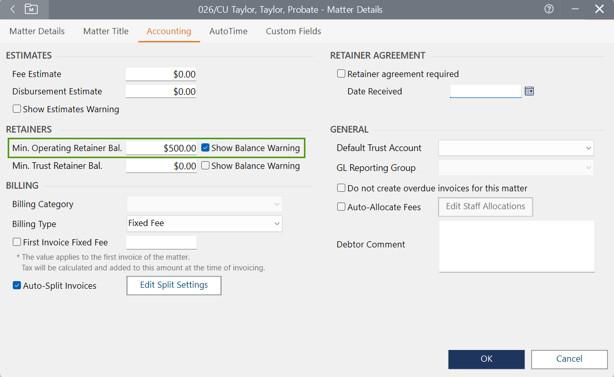 US Minimum operating retainer balance checkbox.png