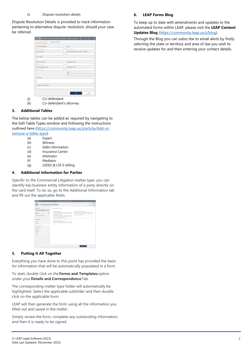 How to complete a Commercial Litigation matter2_NY