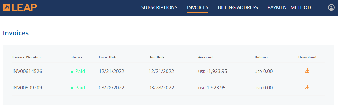 US - Invoices NEW