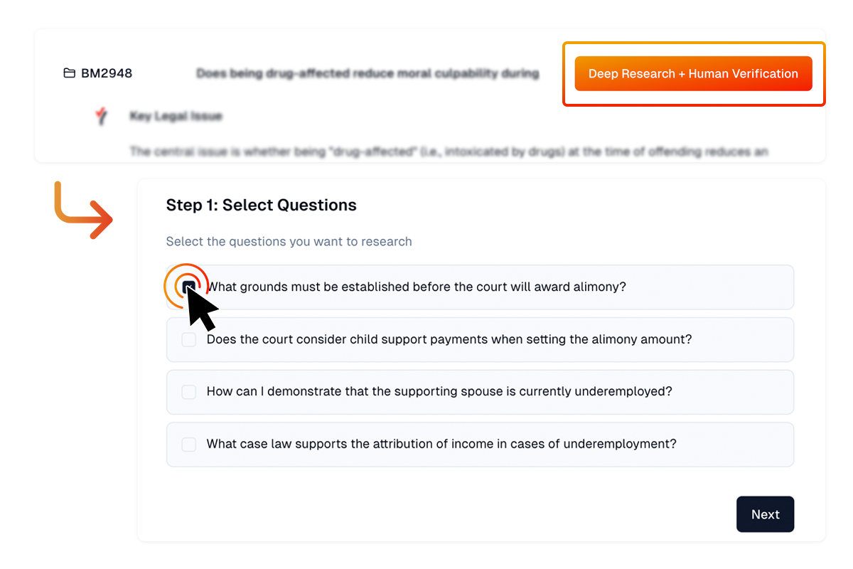 US Aug25 LawY Product - Step 2 Select questions